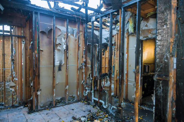 Professional Emergency Fire Cleanup technician working in Mountainair, NM